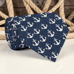 Nautical Anchors Custom Necktie<br><div class="desc">This custom necktie features a vibrant nautical anchor design, perfect for adding a touch of seaside charm to any outfit. Ideal for ocean lovers, sailors, or anyone who appreciates classic maritime style. The bold anchors are set against a rich navy blue background, making this tie a stylish and unique accessory...</div>