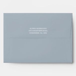 Nautical Baby Shower Ahoy Invitation Envelope