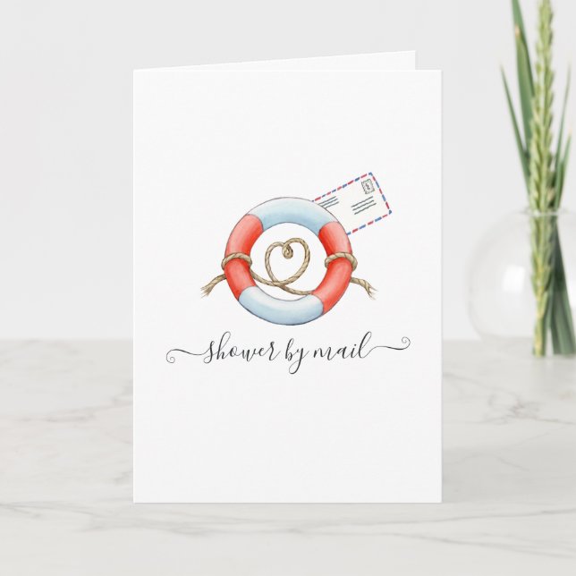 Nautical Baby Shower by Mail Invitation (Front)