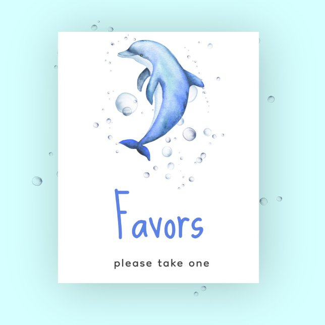 Nautical baby shower - favours, please take one poster (Creator Uploaded)