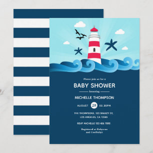 Nautical Baby Shower Invitation