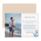 Nautical Baby Shower Photo Thank You Card | Waterc