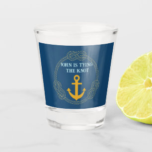 Nautical Bachelor Party Shot Glass