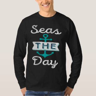 Nautical Bachelorette Party Sailing Seas the Day T-Shirt
