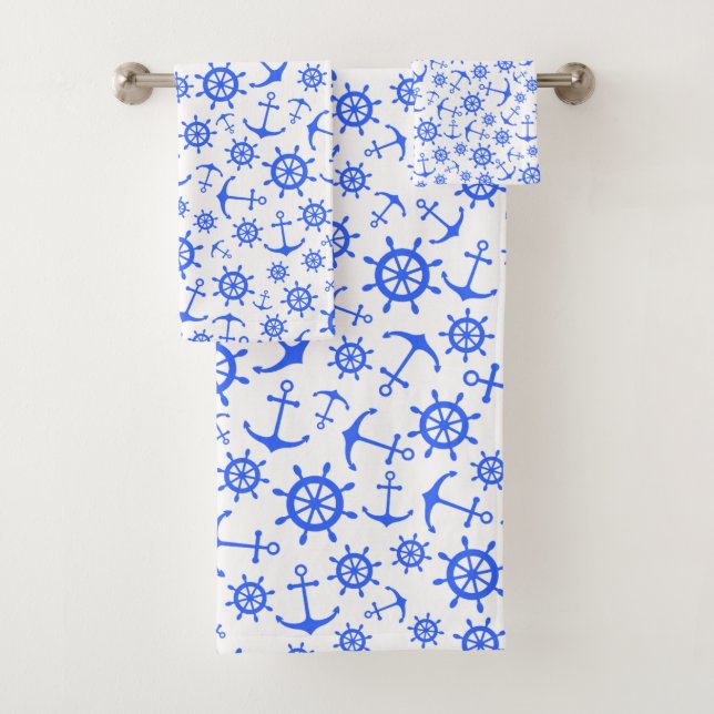 Nautical Bath Towel Set (Insitu)