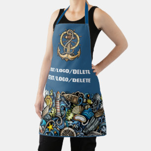 Nautical Beach Apron