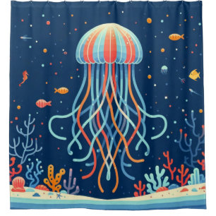 nautical/beach/coastal jellyfish