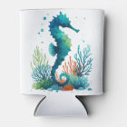 nautical/beach/coastal seahorse art