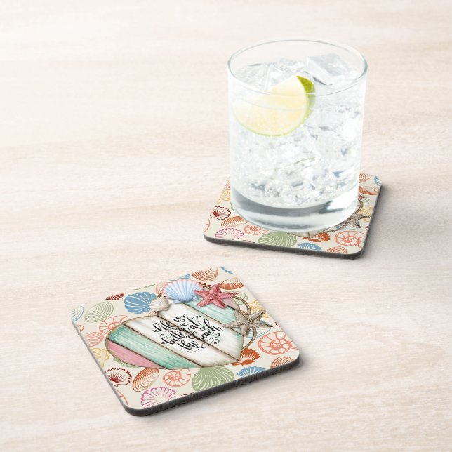 Nautical Beach House  Coaster (Right Side)