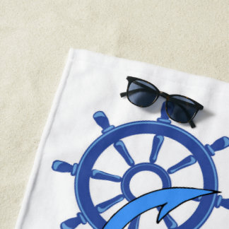 Nautical beach towel