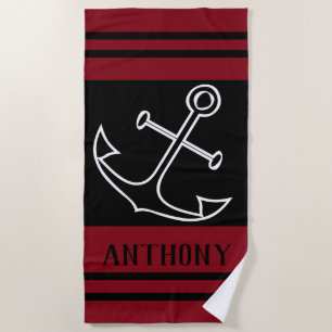 Nautical Beach Towel