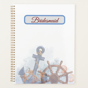 Nautical Beach Wedding Bridesmaid Idée cadeau