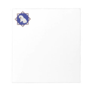 Nautical Bichon Frise Notepad