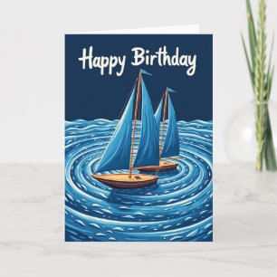 Nautical Birthday Card