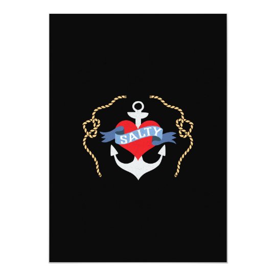Nautical Birthday Salty Old Salt Card