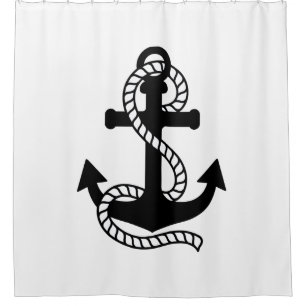 Nautical Black Anchor {pick your colour}