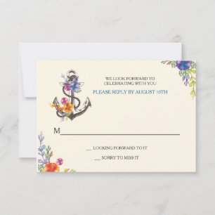 Nautical Bliss Response Card