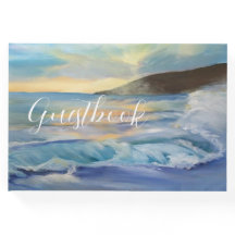 Nautical blue beach sunset 