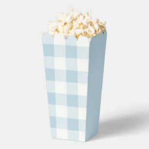 Nautical Blue Gingham Check Preppy Favor Box