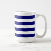 Nautical blue stripes & white ribbon bow graphic
