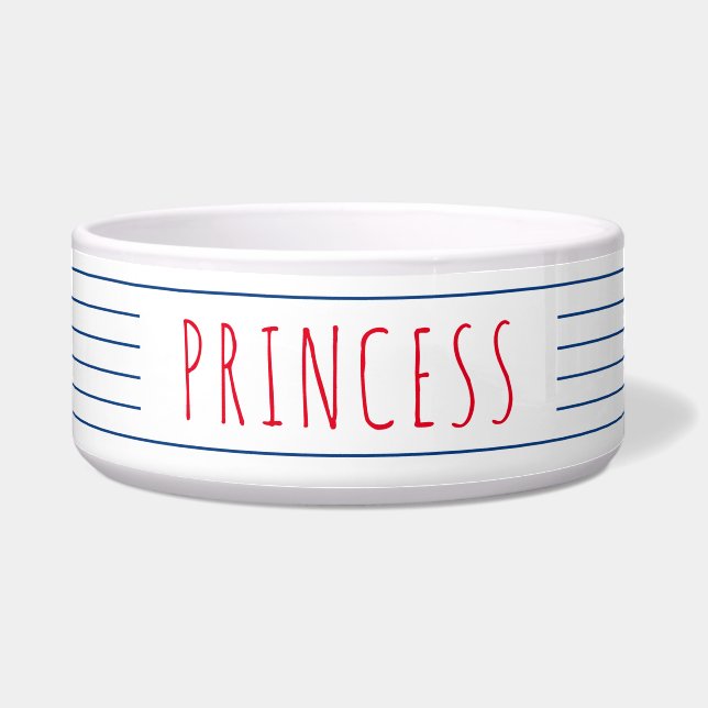 Nautical Blue Stripes with Red Summer (Front)