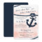 Nautical Blush and Navy Rope and Anchor Wedding