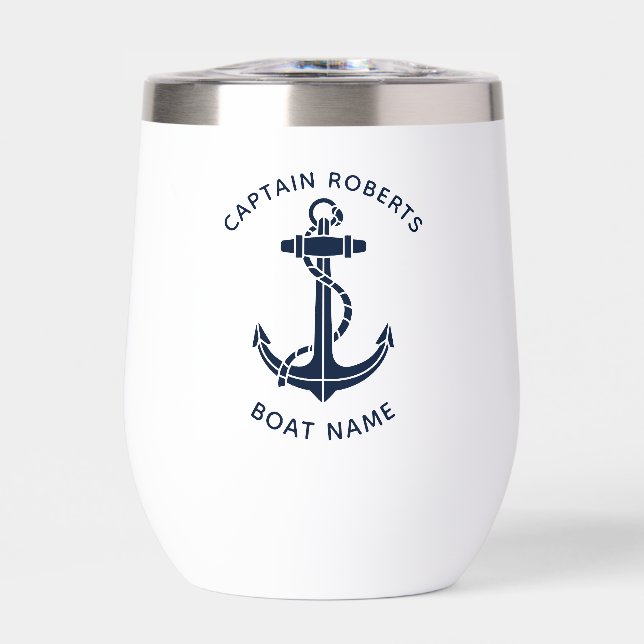 Nautical Boat Anchor Captain Custom (Front)