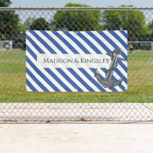 Nautical Boat Anchor Fabulous Sailing Wedding Banner