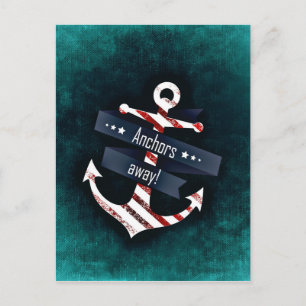 Nautical Boat Anchor Postcard