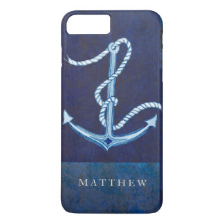 Nautical Boat Anchor, Sailing Ocean Sea Mens iPhone 8 Plus/7 Plus Case