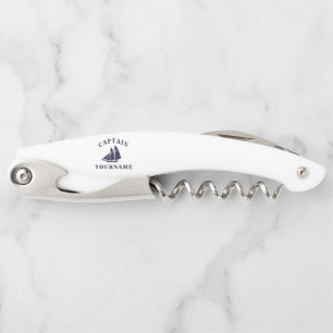 Nautical Boat Captain Personalized Bottle Opener