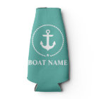 Nautical Boat Name Anchor Rope