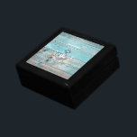 Nautical Boat Name Anchor Rustic Wood Gift Box<br><div class="desc">This image features a boat name,  and anchor on rustic wood background.</div>