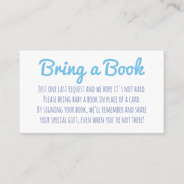 Nautical Books For Baby Enclosure Card (Front)