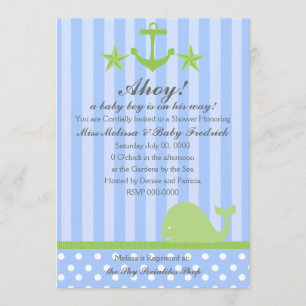 Nautical Boy Invitation