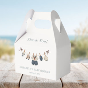 Nautical Boy's Baby Shower Thank You Favor Box