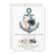 Nautical Bridal Shower Invitation with Florals