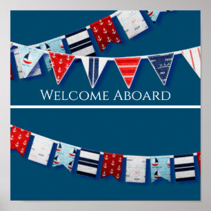 Nautical Bunting Poster
