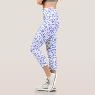 Nautical Capri Leggings