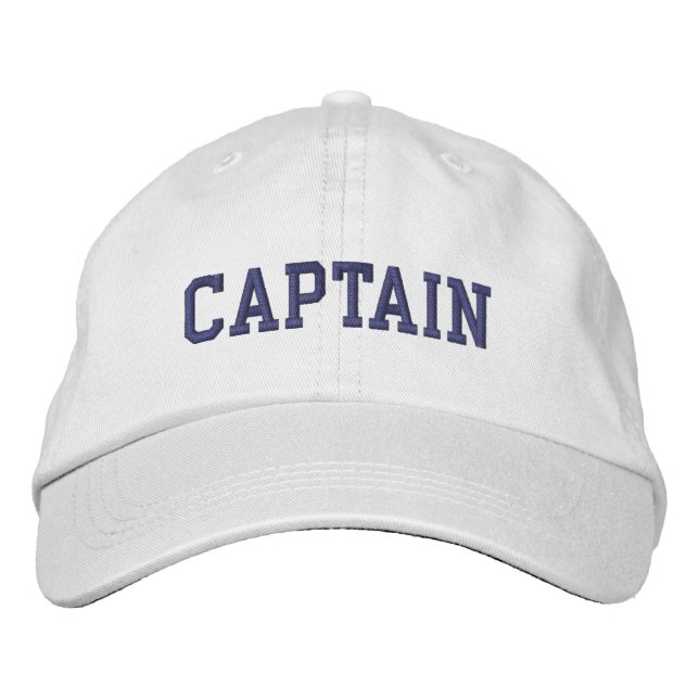 Nautical Captain Cap White (Front)