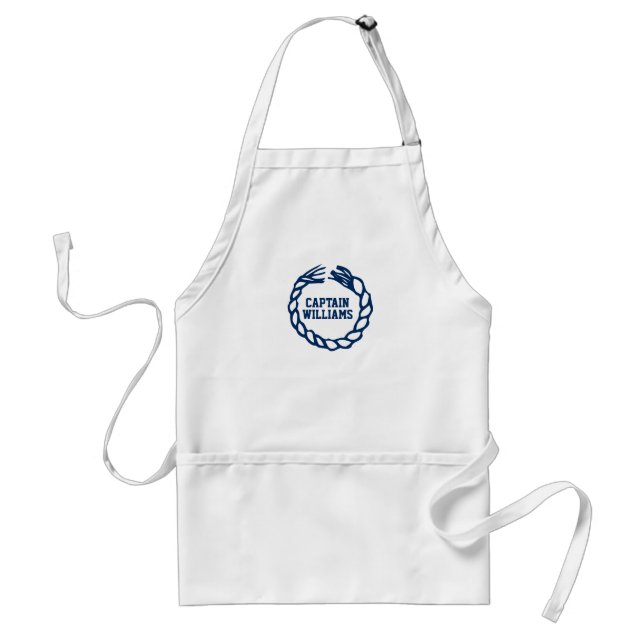 Nautical Captain Custom Name sailing rope knots Standard Apron (Front)