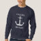 Nautical Captain White Anchor Personalized