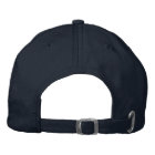 Nautical Captain Your Boat Name Cap Bl