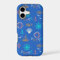 Nautical Chalk Drawing Pattern 1