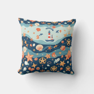 Nautical Charm Throw Pillows – Set Sail in Style