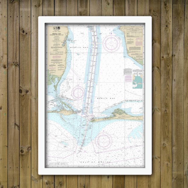 Nautical Chart Map 0f Mobile Bay, Alabama (Creator Uploaded)