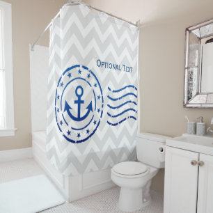 Nautical Chevron & Anchor Seal