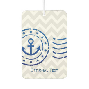 Nautical Chevron & Anchor Seal Air Freshener
