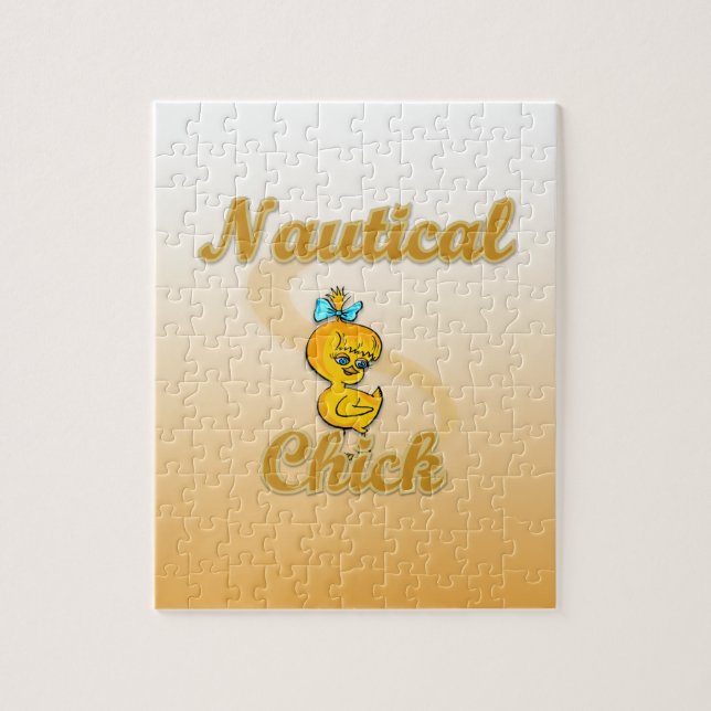 Nautical Chick Jigsaw Puzzle (Vertical)