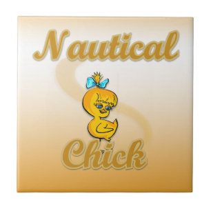 Nautical Chick Tile